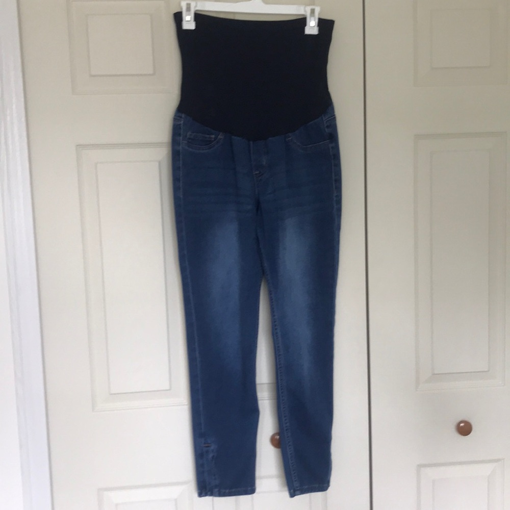 BACCINI MATERNITY JEANS DARK BLUE SIZE L